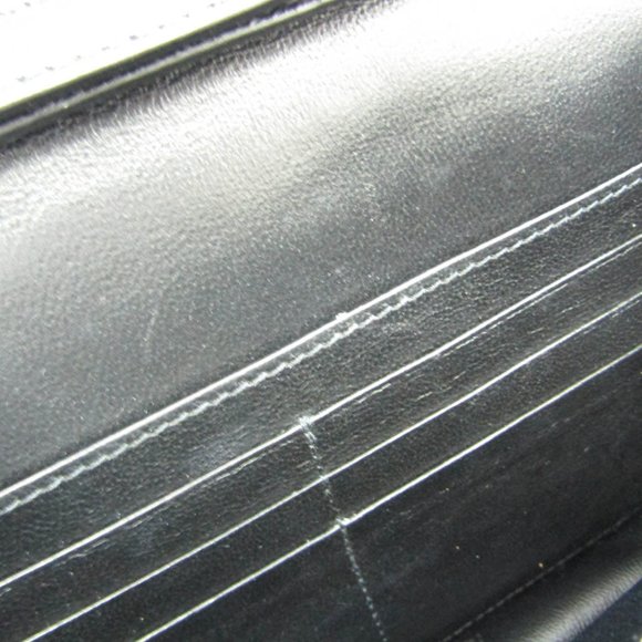 BALENCIAGA B.593615 Women's Leather Chain/Shoulder Wallet Silver - Picture 10 of 10